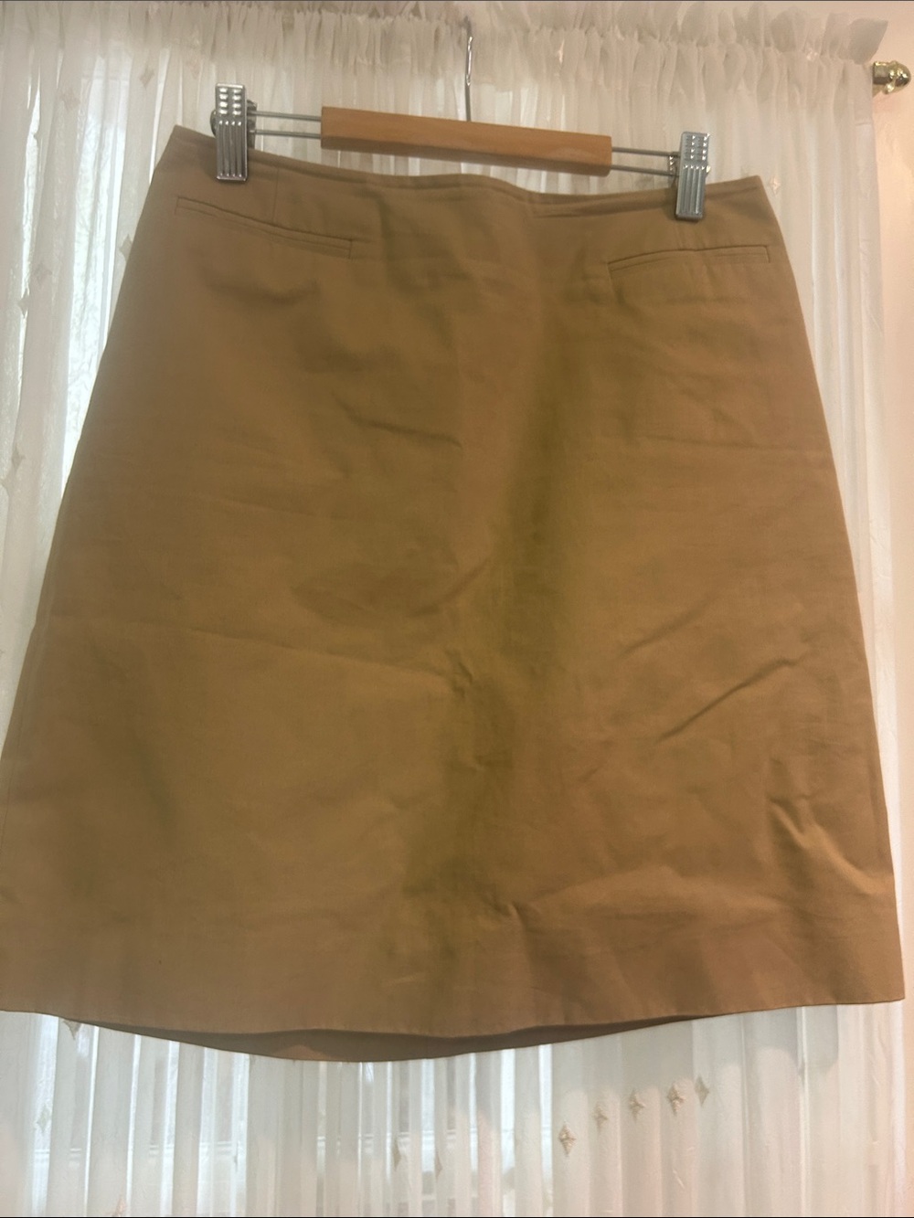 Ann Taylor Camel A-Line Skirt